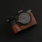 Camera Cowhide Body Case for SONY A7R3 A7M3 A9 Protect Sleeve Box Base Holster