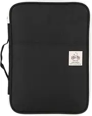 Baxnore Business Zipped Portfolio, A4 Conference Folder, Travel Document Folder, Portfolio Business Padfolio Folder, File Folder for Office Home School