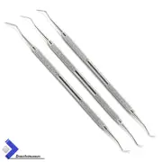 Set of 3 Dental Hollenback Amalgam Wax Carvers Restorative Filling Instruments