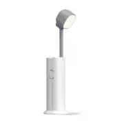 White Bank with Portable Led Learning and Reading Small Table Lamp2513