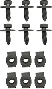 Car Styling 12x for 1967-81 for Camaro for Firebird Leaf Spring Bracket Mounting Kit Bolts J-Clips Parts