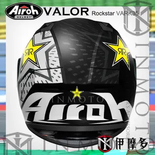 伊摩多※義大利 Airoh VALOR Rocksta VARK35 霧面 全罩 安全帽 超輕量 入門款 進口 重型機車