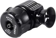25mm Aluminum Car Dual Port Splitter Blow Off Turbo Bov Dump Valve Large Piston Complete Vacuum Recirculating Action Black