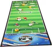 kowaku Tabletop Shuffleboard Curling Board Game,Mini Tabletop Games Family Sports Game for Adults,Kids Portable Set Up, Football Mat