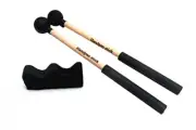 1 Pair Tongue Drum Mallets with Bracket Handpan Drum Sticks Rubber Mallet