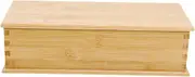 CHICAMPERA Wooden Chopstick Box with Lid Capacity Utensil Organizer for Storage Container for Spoons Forks and More Versatile Design for Home and Restaurant Use