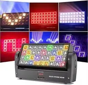 200W Moving Head Dj Light Bar, R/G/B/W Led/Wash/Beam/Strobe Lights with 54 Lighting Effect, 16CH 146CH Controlled by DMX512 Auto Disco Stage Lights for Party Dance Wedding Concert