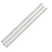 3mm Dia 100mm Length Stainless Steel Round Rod for RC Toy Car 3Pcs
