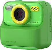 Kids Digital Camera Kids Camera Instant Print Versatile Video Photo Toy 2.4-Inch Screen Built-in 32GB Card 10 Year Old Girl Birthday Gifts 6 Year Old Boy Birthday Gift (Green)