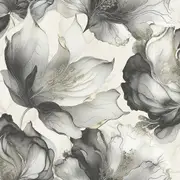 Elysian Floral Wallpaper Muriva Black/Gold