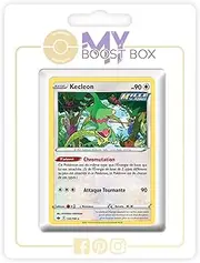 my-booster SWSH06-FR24-MB-122 Kecleon 122/198 Fluent Attack Reversible Holo, Myboost X Epée et Bouclier 6 Règne de Glace, Box of 10 French Pokémon Cards