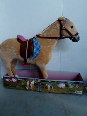My Life As 18" Poseable Horse Play Set for 18" Dolls, 9 Pieces, Multiple Colors