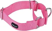 Mikivery Martingale Dog Collars Nylon Adjustable and Safety Training Colourful Comfortable Pet Collar for Medium and Large Dogs