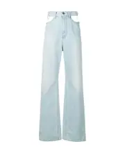 Maison Margiela High-Waist Cut-Out Detailed Jeans IT40,IT44,IT42,IT38,IT36 Blue