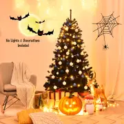 Costway1.8 M Artificial Halloween Christmas Tree with Solid Metal Legs for Indoor