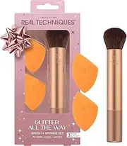 Real Techniques Glitter All The Way Brush and Sponge Gift Set