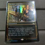 MAGIC CARD MTG EN SNC 展示櫃鍍金箔鉚釘上升 R