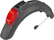 Electric Scooter Rear Mudguard Tire Tyre Splash with Rear Lamp Light, for Kugoo S1 S2 S3 Skateboard Wheel Front Fender Accessorie Skateboard Mudguard(Rear Fender)