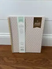 Blue Sky Day Designer 2025 Calendar Planner Weekly New Fashion Pink Gold Dot
