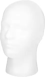 CLISPEED Mannequin Head Model for Display Lightweight Wig and Hat Stand for Showcasing Scarves Masks and Glasses Creative Design with Fine Workmanship