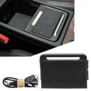 Car Phone Charger Wireless Center Console Fast Charging Pad For Audi Q5 2016-21