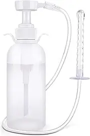 300ml Enema Bulb Kit – Medical-Grade Anal Douche & Vaginal Cleansing System,Reusable Enema Kit with1 Nozzle Tips for Colon Cleansing, Detox & Hygiene,Portable Douche for Men & Women