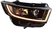 Car Model Compatible For Ford Edge Headlights 2015-2018 New Edge LED Headlight DRL Hid Head Lamp Angel Eye Bi Xenon Beam Accessories