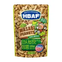 在飛比找momo購物網優惠-【HBAF】山葵味花生120g