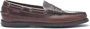 [Sebago] Sloop Slip On Shoes 10 D(M) US Total Brown Brushed Leather
