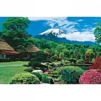在飛比找PChome24h購物優惠-P2台製拼圖-世界風景系列-富士山忍野村 1000片拼圖 0