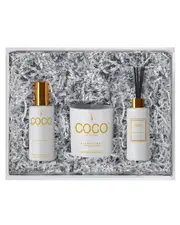 COCO by Stone Honeysuckle Diffuser, Room Spray & Candle Gift Pack