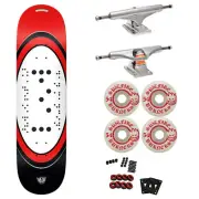 Real Premium Skateboard with Indy Trucks, Spitfire Wheels 8.25" Actions Realize