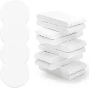 Luxiv 120 Pcs Facial Sponge Compressed, Round Face Cleansing Sponge, Synthetic, White, Pink for Makeup Removal, Lotion Application