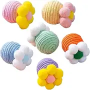 Balls for Cats, Chew Cat Ball Toy | Interactive Hunting Chew Teether Play Moving Pet Supplies for Small Breed, Kitty & Indoor