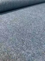 3.625 yards Maharam Beck Astute Blue & Gray Woven Wool Blend Upholstery Fabric