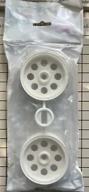 Tamiya RC 2-PACK FRONT Wheel Set in White Wild One 1:10 Buggy: 58050 # 9335013