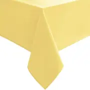 Yellow Tablecloth for Square Tables - Waterproof and Spillproof Washable Fabr...