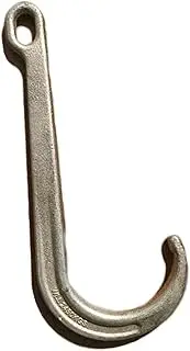 Obstacle car Flatbed Truck Trailer Safety Tow Chain - Obstacles Car Trailer Hook - J Type Hanging Chain 5T Double Hook Brake Rope Trolley Rope Transport Chain Trailer Hook Truck Hook Breakdown car(4t)