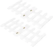 BESPORTBLE 1Set White Miniature Wooden Picket Fence for Christmas Tree Decoration Outdoor Garden Decor and Holiday Displays High