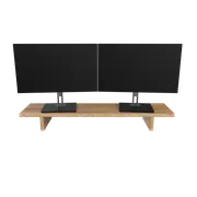 Desky Monitor Stand - White Oak Hardwood