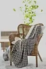 Black Mud cloth Throw Sofa Home Deco Hand Loom Blanket Bohemian Hand block Print