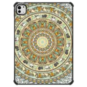 iPad Pro 11-inch (M4) iPad Impact Case Pug Yoga Medallion