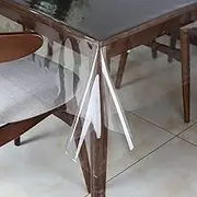 Clear Plastic PVC Table Cloth Protector Covering Outdoors Camping Picnic