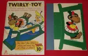 1940's Reed & Associates Twirly Toy Sherlock The Monk and Chuck Fawcett Comics