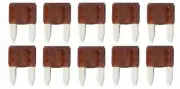 7.5 AMP ATM Mini Blade Fuse Replacement for Auto Car Truck Boat SUV 10 Pack