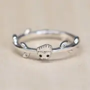 New Pandora Ring Marvel Guardians of the Galaxy Groot Leaf 192566CZ W Hinged Box
