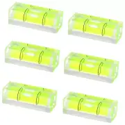 1X(6Pcs Bubble Spirit Level 10X10X29mm Square Levels for Wall Frames Art2432