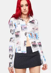 [BADEE] Sasha Collage Shirt