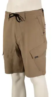 Volcom Country Days 20" Hybrid Shorts - Teak - New