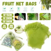 Large Fruit Tree Netting Bag Insect-proof Mesh Cover with Drawstring 3 Sizes AU